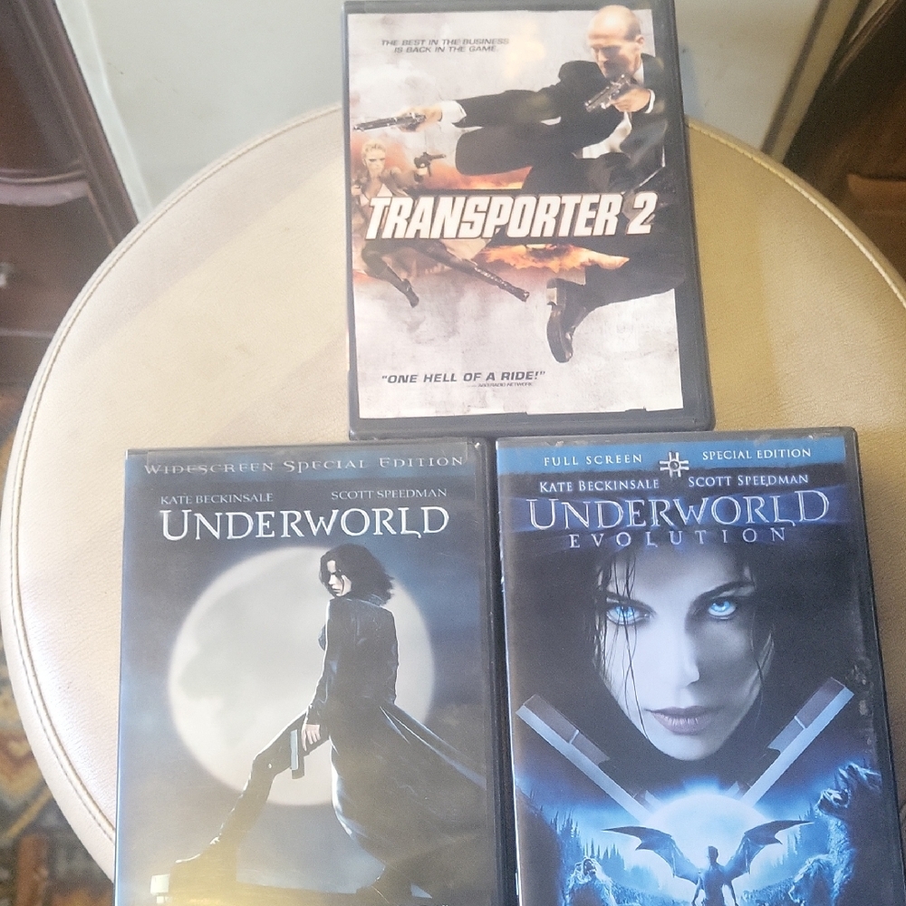 Underworld Movie Collection - Black and Blue Covers